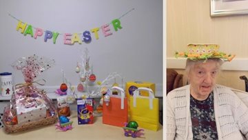 Easter celebrations at Sherwood care home